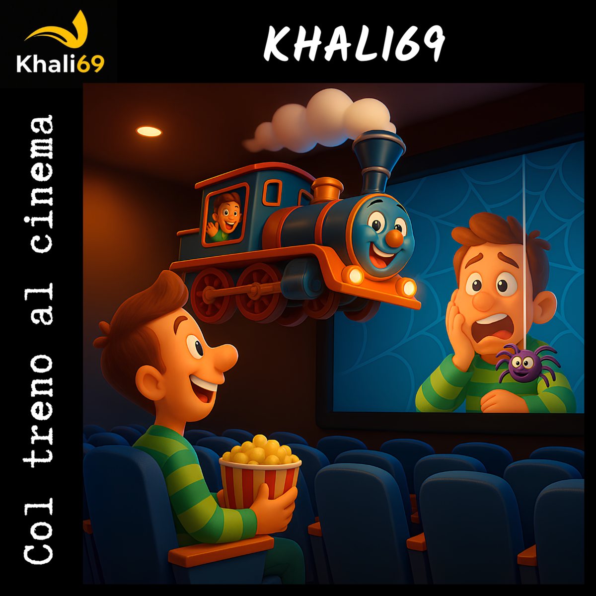 Copertina di Col treno al cinema, Khali69